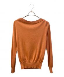 HERMES（エルメス）の古着「カシミヤシルクニット」｜ブラウン