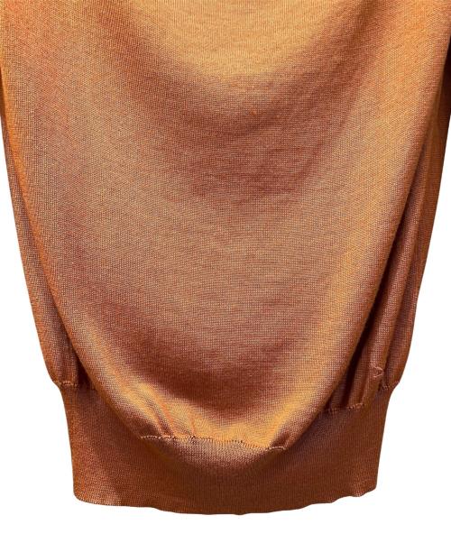 HERMES（エルメス）HERMES (エルメス) カシミヤシルクニット ブラウン サイズ:40の古着・服飾アイテム