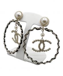 CHANEL（シャネル）の古着「ココマークフープピアス」