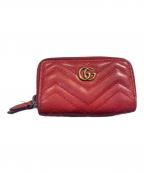 GUCCIグッチ）の古着「GGマーモント キーケース」｜レッド
