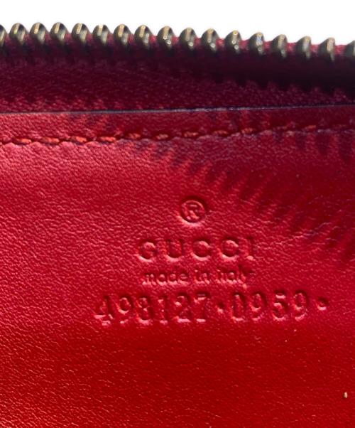 GUCCI（グッチ）GUCCI (グッチ) GGマーモント キーケース レッドの古着・服飾アイテム