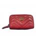GUCCI（グッチ）の古着「GGマーモント キーケース」｜レッド