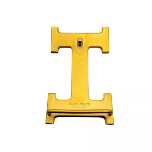 HERMES（エルメス）HERMES (エルメス) コンスタンスベルト/Hバックルリバーシブルレザーベルト/W刻印2024年/ゴールド金具/マット加工 ブラック サイズ:100の古着・服飾アイテム