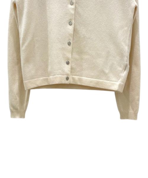 HERMES（エルメス）HERMES (エルメス) カシミヤ セリエボタン タートルネックアンサンブルカーディガン アイボリー サイズ:Mの古着・服飾アイテム