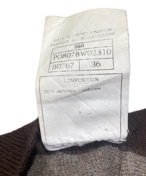 CHANEL（シャネル）CHANEL (シャネル) 96A ココマークボタン カシミヤアンサンブルカーディガン ブラウン サイズ:36の古着・服飾アイテム
