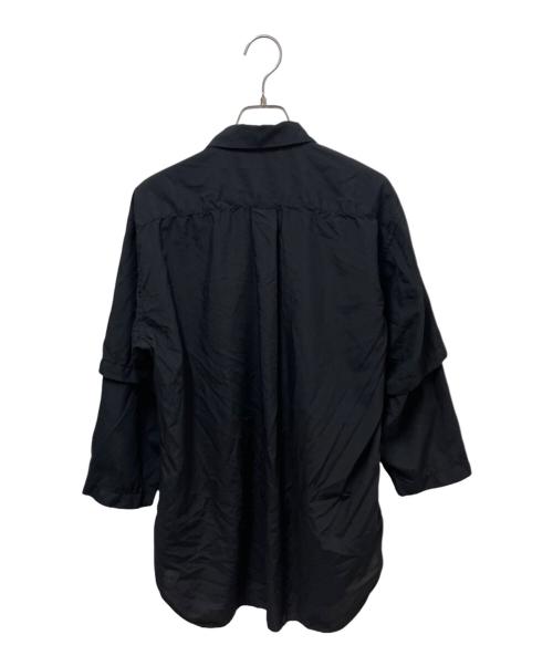 COMME des GARCONS HOMME DEUX（コムデギャルソン オム ドゥ）COMME des GARCONS HOMME DEUX (コムデギャルソン オム ドゥ) レイヤードシャツ ブラック サイズ:Sの古着・服飾アイテム