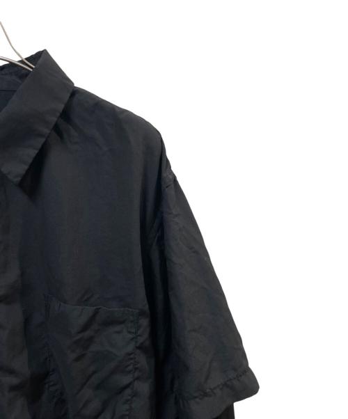 COMME des GARCONS HOMME DEUX（コムデギャルソン オム ドゥ）COMME des GARCONS HOMME DEUX (コムデギャルソン オム ドゥ) レイヤードシャツ ブラック サイズ:Sの古着・服飾アイテム