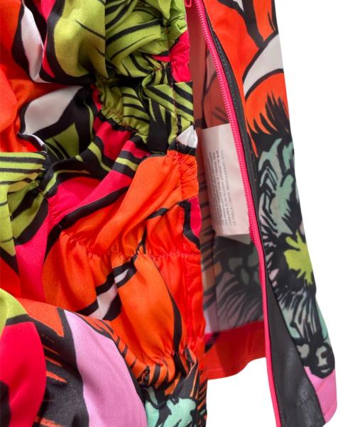COMME des GARCONS（コムデギャルソン）COMME des GARCONS (コムデギャルソン) FLOWERS PRINTED SATIN TOP オレンジ サイズ:Mの古着・服飾アイテム