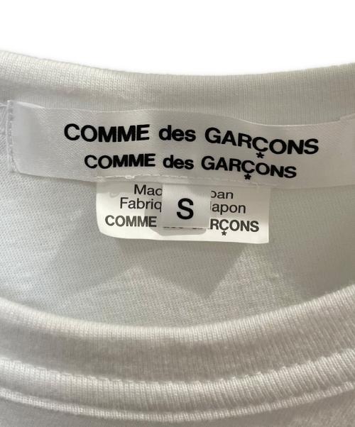 COMME des GARCONS COMME des GARCONS（コムデギャルソン コムデギャルソン）COMME des GARCONS COMME des GARCONS (コムデギャルソン コムデギャルソン) 装飾変形カットソー ホワイト サイズ:Ｓの古着・服飾アイテム
