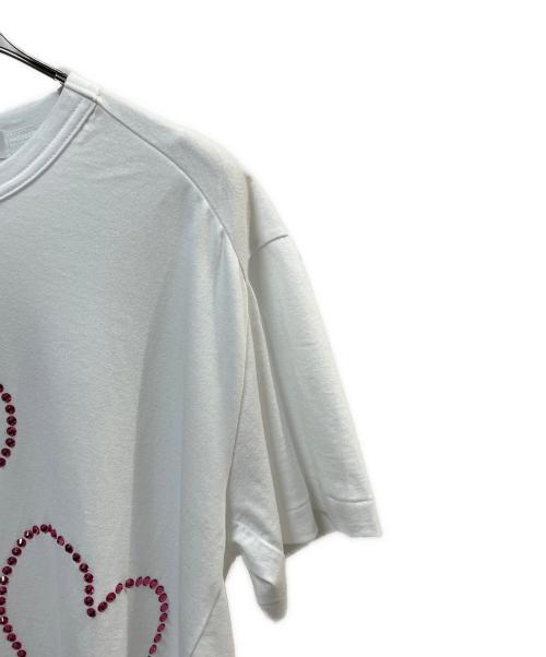 COMME des GARCONS COMME des GARCONS（コムデギャルソン コムデギャルソン）COMME des GARCONS COMME des GARCONS (コムデギャルソン コムデギャルソン) 装飾変形カットソー ホワイト サイズ:Ｓの古着・服飾アイテム