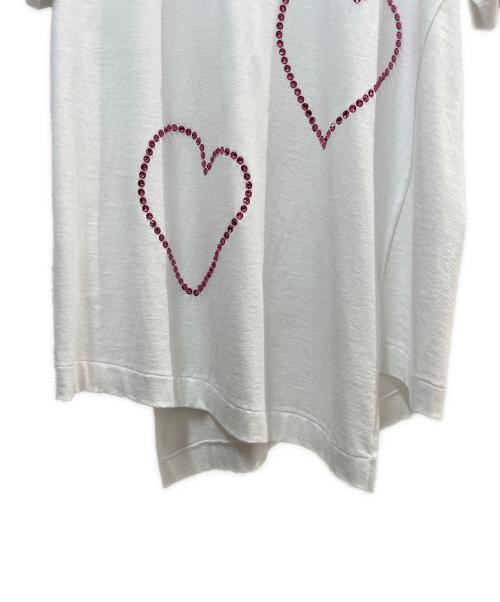 COMME des GARCONS COMME des GARCONS（コムデギャルソン コムデギャルソン）COMME des GARCONS COMME des GARCONS (コムデギャルソン コムデギャルソン) 装飾変形カットソー ホワイト サイズ:Ｓの古着・服飾アイテム