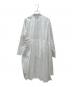COMME des GARCONS COMME des GARCONS (コムデギャルソン コムデギャルソン) 22AW ねじれプリーツシャツワンピース ホワイト サイズ:M：30000円