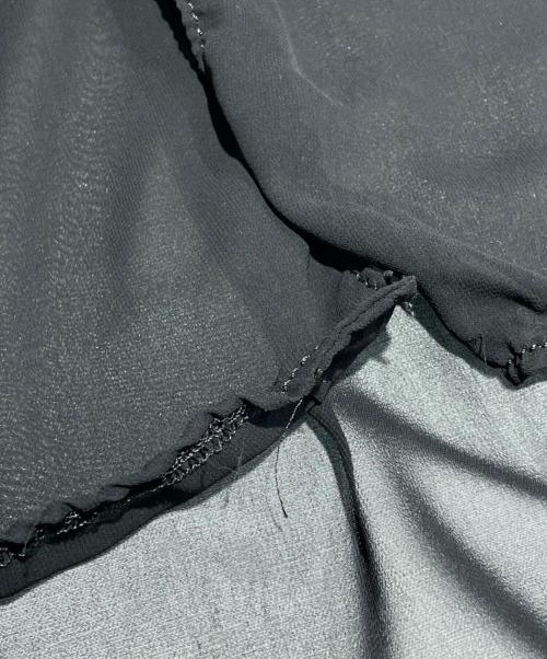 BLACK COMME des GARCONS（ブラックコムデギャルソン）BLACK COMME des GARCONS (ブラックコムデギャルソン) シアーシャツ ブラック サイズ:Mの古着・服飾アイテム