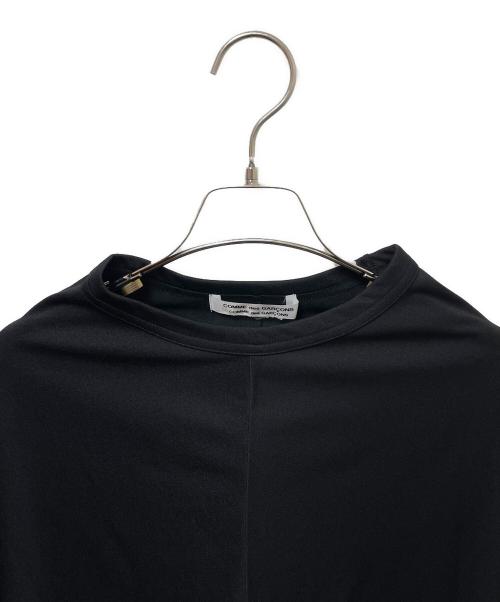 COMME des GARCONS COMME des GARCONS（コムデギャルソン コムデギャルソン）COMME des GARCONS COMME des GARCONS (コムデギャルソン コムデギャルソン) ドロップショルダーカットソー ブラック サイズ:Lの古着・服飾アイテム