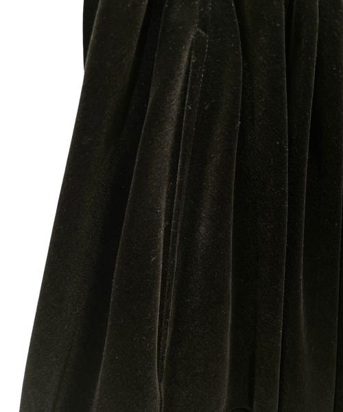 COMME des GARCONS COMME des GARCONS（コムデギャルソン コムデギャルソン）COMME des GARCONS COMME des GARCONS (コムデギャルソン コムデギャルソン) ベロアフレアスカート ブラック サイズ:Sの古着・服飾アイテム