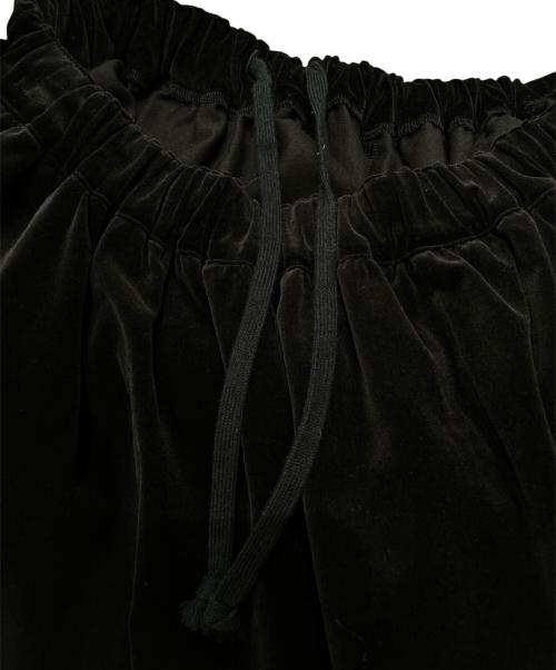 COMME des GARCONS COMME des GARCONS（コムデギャルソン コムデギャルソン）COMME des GARCONS COMME des GARCONS (コムデギャルソン コムデギャルソン) ベロアフレアスカート ブラック サイズ:Sの古着・服飾アイテム