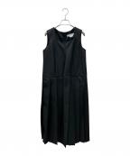 COMME des GARCONS COMME des GARCONSコムデギャルソン コムデギャルソン）の古着「マキシノースリーブワンピース」｜ブラック