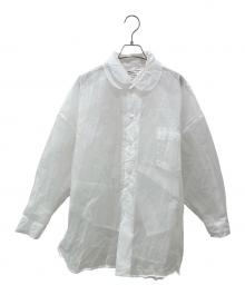 COMME des GARCONS（コムデギャルソン）の古着「オーガンジーレイヤードシャツ」｜ホワイト