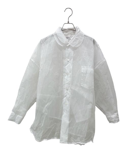 COMME des GARCONS（コムデギャルソン）COMME des GARCONS (コムデギャルソン) オーガンジーレイヤードシャツ ホワイト サイズ:Ｓの古着・服飾アイテム