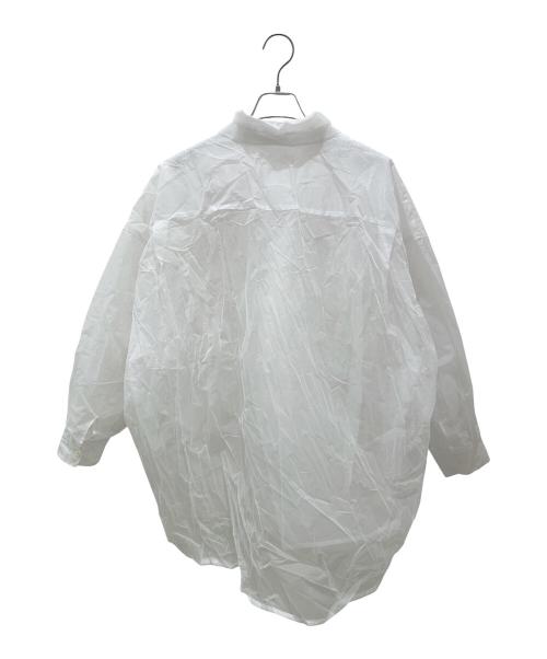 COMME des GARCONS（コムデギャルソン）COMME des GARCONS (コムデギャルソン) オーガンジーレイヤードシャツ ホワイト サイズ:Ｓの古着・服飾アイテム