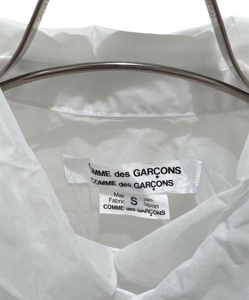 COMME des GARCONS（コムデギャルソン）COMME des GARCONS (コムデギャルソン) オーガンジーレイヤードシャツ ホワイト サイズ:Ｓの古着・服飾アイテム