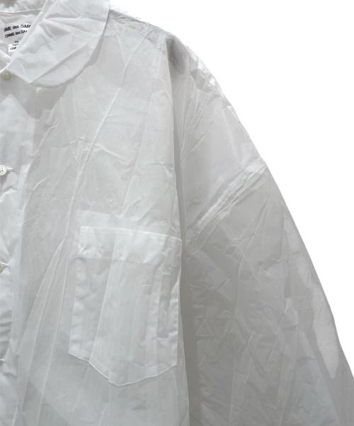 COMME des GARCONS（コムデギャルソン）COMME des GARCONS (コムデギャルソン) オーガンジーレイヤードシャツ ホワイト サイズ:Ｓの古着・服飾アイテム