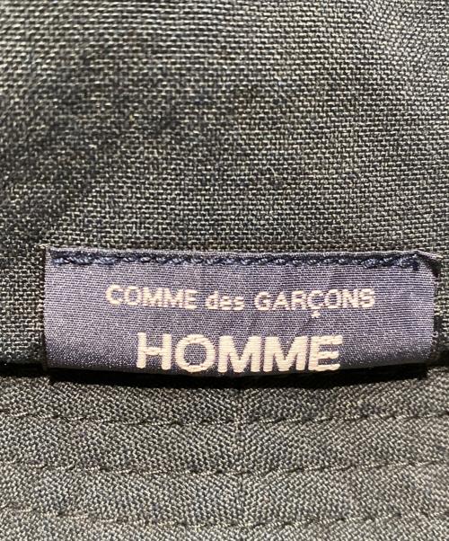 COMME des GARCONS HOMME（コムデギャルソン オム）COMME des GARCONS HOMME (コムデギャルソン オム) ナイロンオックス製品染バケットハット ネイビー サイズ:Sの古着・服飾アイテム