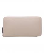 HERMESエルメス）の古着「アザップロングシルクイン/ナタ/ホワイト系/長財布/Z刻印2021年」｜ナタ