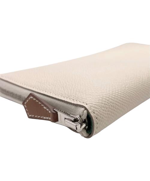 HERMES（エルメス）HERMES (エルメス) アザップロングシルクイン/ナタ/ホワイト系/長財布/Z刻印2021年 ナタ サイズ:-の古着・服飾アイテム