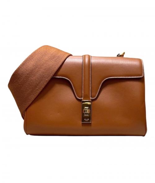 CELINE（セリーヌ）CELINE (セリーヌ) ティーン ソフト16/ショルダーバッグ ブラウン サイズ:16の古着・服飾アイテム