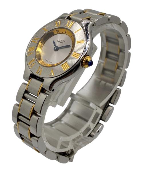 Cartier（カルティエ）Cartier (カルティエ) マスト21//Ref.W10073R6/クオーツ腕時計 シルバーの古着・服飾アイテム
