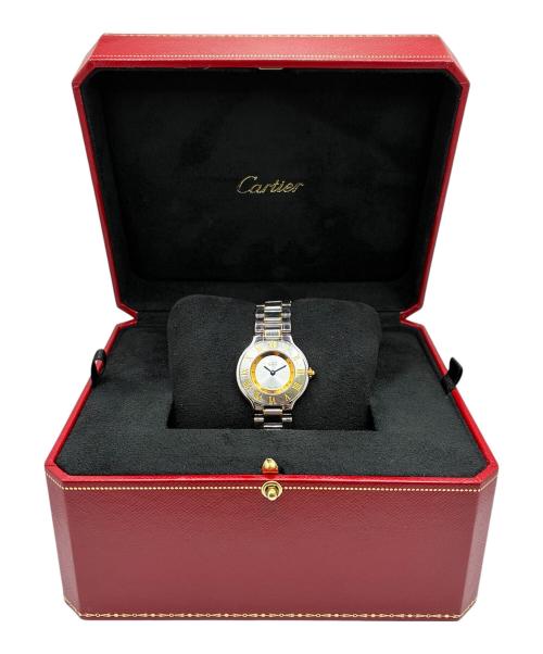 Cartier（カルティエ）Cartier (カルティエ) マスト21//Ref.W10073R6/クオーツ腕時計 シルバーの古着・服飾アイテム