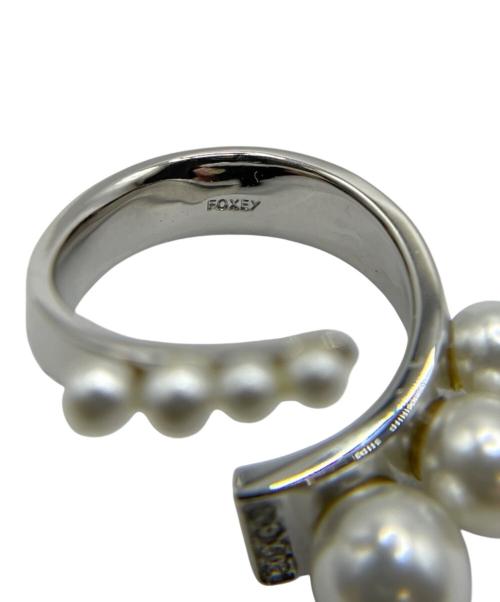 FOXEY（フォクシー）FOXEY (フォクシー) Fパール付きリング サイズ:10号の古着・服飾アイテム