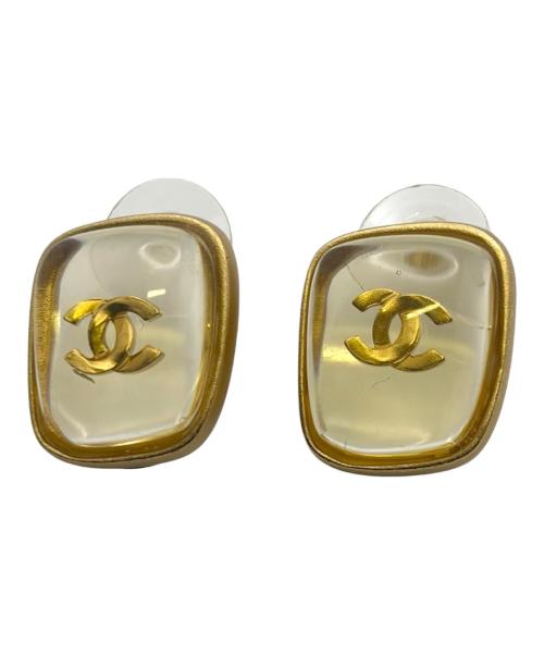 CHANEL（シャネル）CHANEL (シャネル) ココマーククリアピアス ゴールド サイズ:-の古着・服飾アイテム