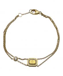 HARRY WINSTON（ハリーウィンストン）の古着「HWロゴダイヤブレスレット」