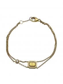 HARRY WINSTON（ハリーウィンストン）の古着「HWロゴダイヤブレスレット」