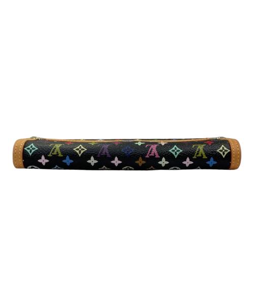 LOUIS VUITTON（ルイ ヴィトン）LOUIS VUITTON (ルイ ヴィトン) モノグラム・マルチカラー ポルトトレゾール・インターナショナル M92658 ブラックの古着・服飾アイテム