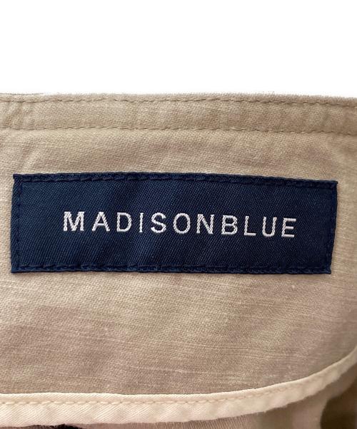 MADISON BLUE（マディソンブルー）MADISON BLUE (マディソンブルー) バックサテンタイトスカート ベージュ サイズ:SIZE 02(M)の古着・服飾アイテム