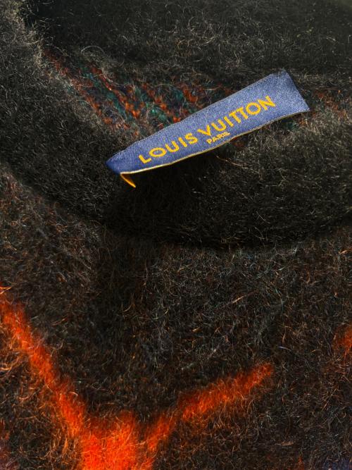 LOUIS VUITTON（ルイ ヴィトン）LOUIS VUITTON (ルイ ヴィトン) バタフライモチーフニット ブラック サイズ:Ｍの古着・服飾アイテム