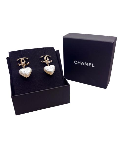 CHANEL（シャネル）CHANEL (シャネル) ココマークハートピアス サイズ:-の古着・服飾アイテム