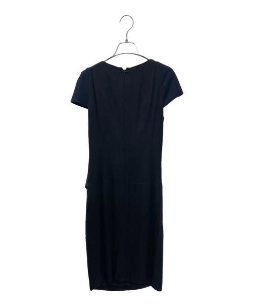 CHANEL（シャネル）CHANEL (シャネル) P41 バイカラーワンピース ブラック×ネイビー サイズ:36の古着・服飾アイテム