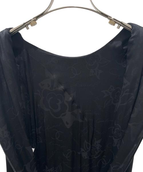 CHANEL（シャネル）CHANEL (シャネル) P41 バイカラーワンピース ブラック×ネイビー サイズ:36の古着・服飾アイテム