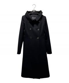 中古・古着通販】CHANEL (シャネル) ガウンロングコート ブラック