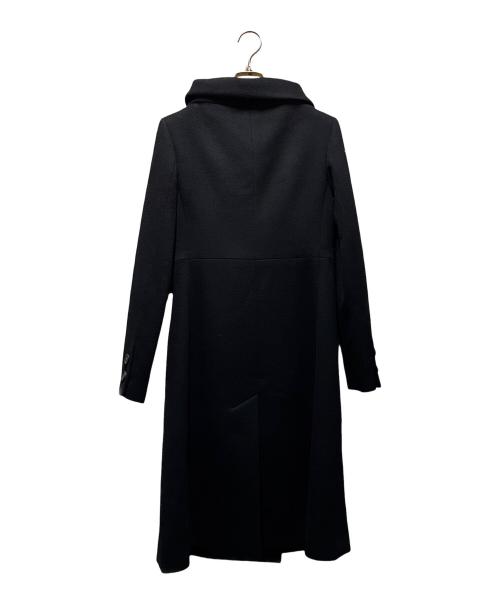 CHANEL（シャネル）CHANEL (シャネル) ココマークボタン ウールダブルコート ブラック サイズ:34の古着・服飾アイテム
