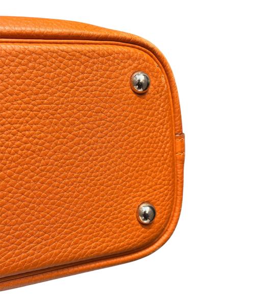 HERMES（エルメス）HERMES (エルメス) ボリード 31/シルバー金具/トリヨンクレマンス/オレンジ系/□J刻印/2006年 オレンジ系×シルバー金具 サイズ:31の古着・服飾アイテム