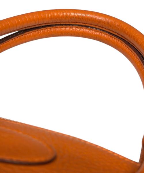 HERMES（エルメス）HERMES (エルメス) ボリード 31/シルバー金具/トリヨンクレマンス/オレンジ系/□J刻印/2006年 オレンジ系×シルバー金具 サイズ:31の古着・服飾アイテム
