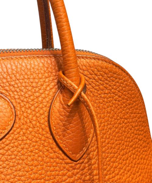 HERMES（エルメス）HERMES (エルメス) ボリード 31/シルバー金具/トリヨンクレマンス/オレンジ系/□J刻印/2006年 オレンジ系×シルバー金具 サイズ:31の古着・服飾アイテム