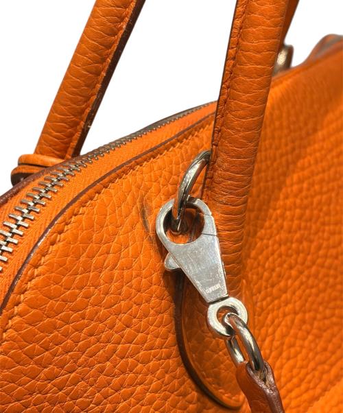 HERMES（エルメス）HERMES (エルメス) ボリード 31/シルバー金具/トリヨンクレマンス/オレンジ系/□J刻印/2006年 オレンジ系×シルバー金具 サイズ:31の古着・服飾アイテム