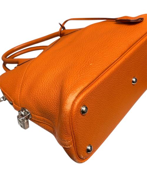 HERMES（エルメス）HERMES (エルメス) ボリード 31/シルバー金具/トリヨンクレマンス/オレンジ系/□J刻印/2006年 オレンジ系×シルバー金具 サイズ:31の古着・服飾アイテム