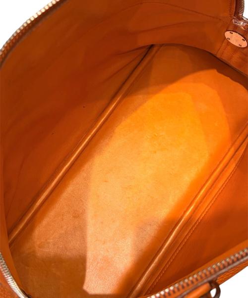 HERMES（エルメス）HERMES (エルメス) ボリード 31/シルバー金具/トリヨンクレマンス/オレンジ系/□J刻印/2006年 オレンジ系×シルバー金具 サイズ:31の古着・服飾アイテム